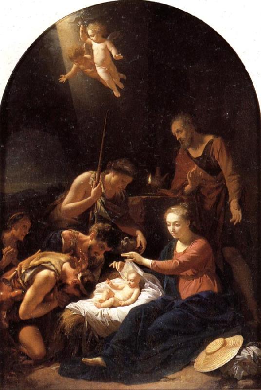 Adriaen van der werff The Adoration of the Shepherds France oil painting art